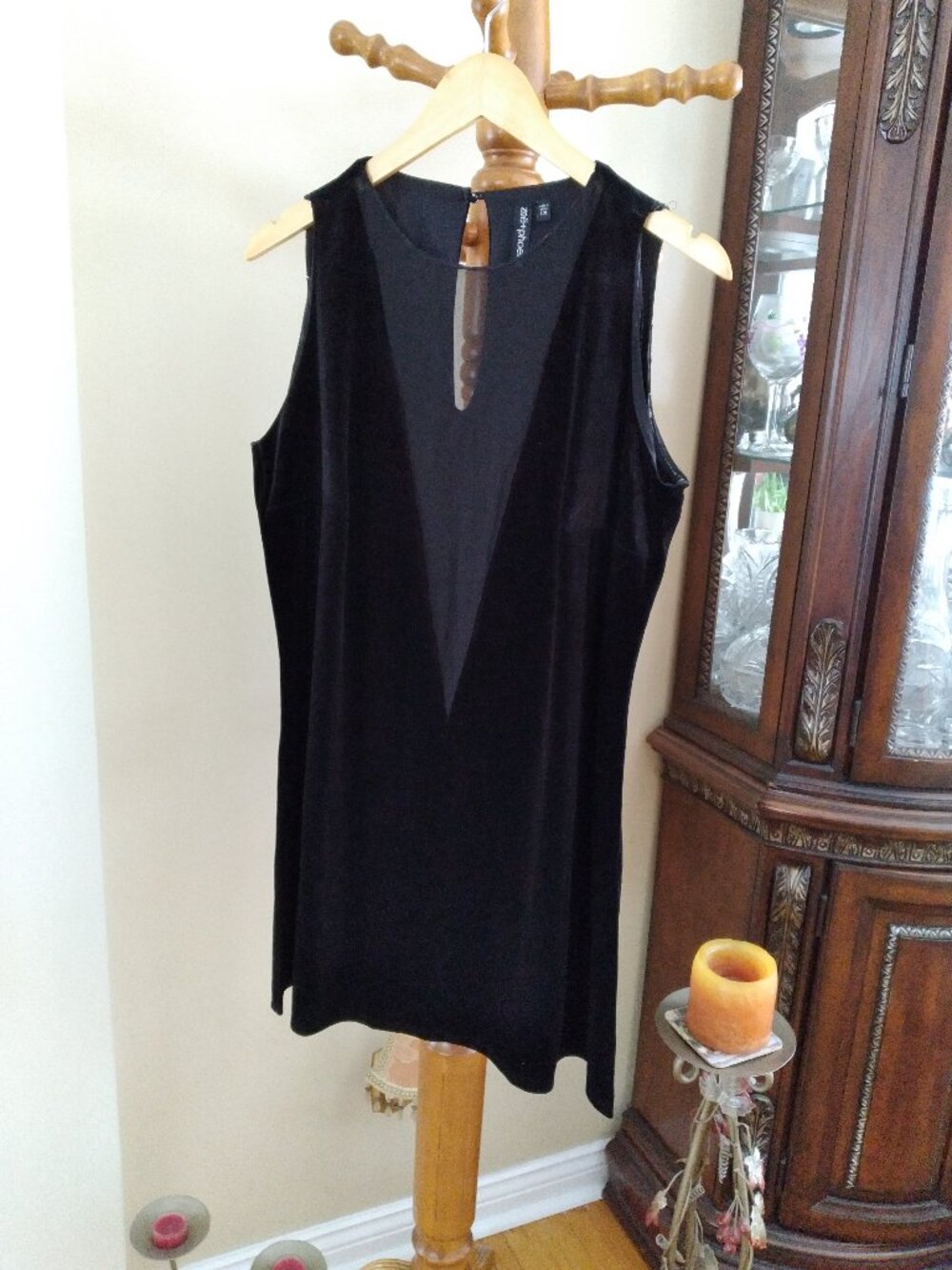 Elegant Black Top, Zoe & Phoebe, Size - 1X